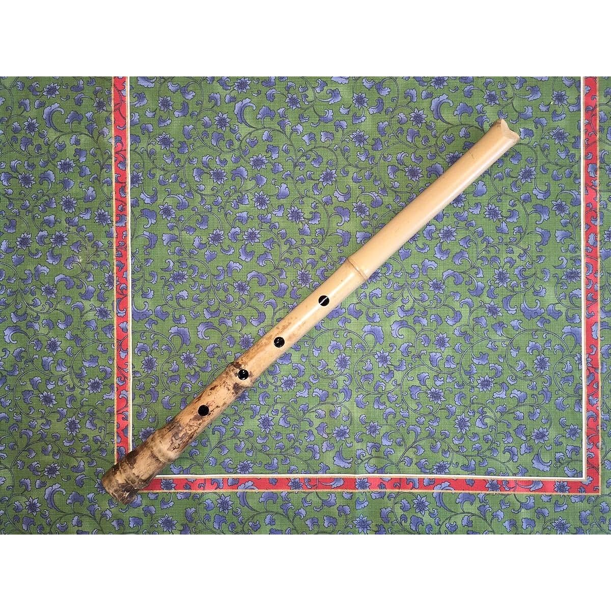 Shakuhachi, one shakuhachi pipe, Shoryūrokubon D pipe, Jimu no extension pipe