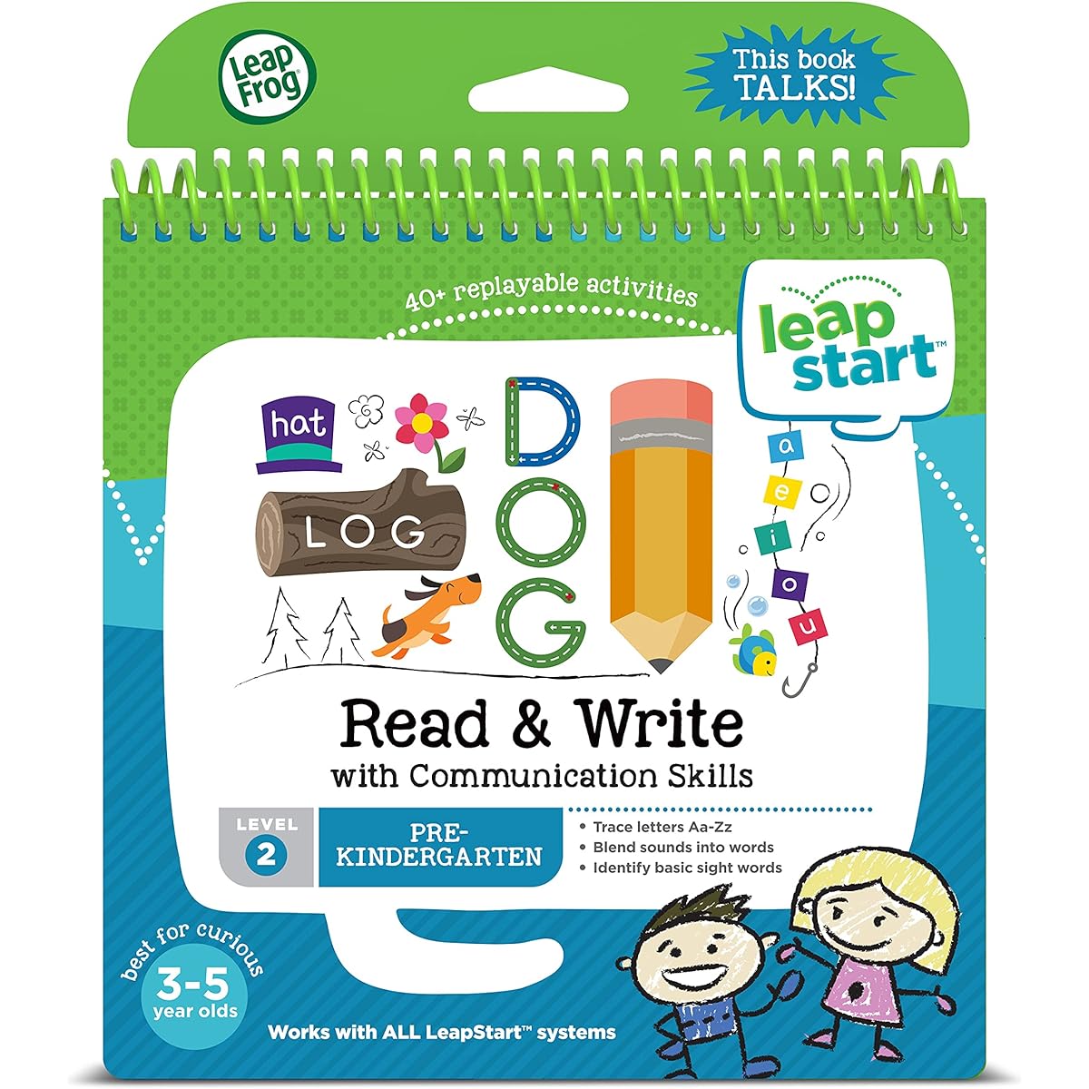 LeapFrog LeapStart Pre-Kindergarten Activity Book: Reading, Writing and Communication Skills.