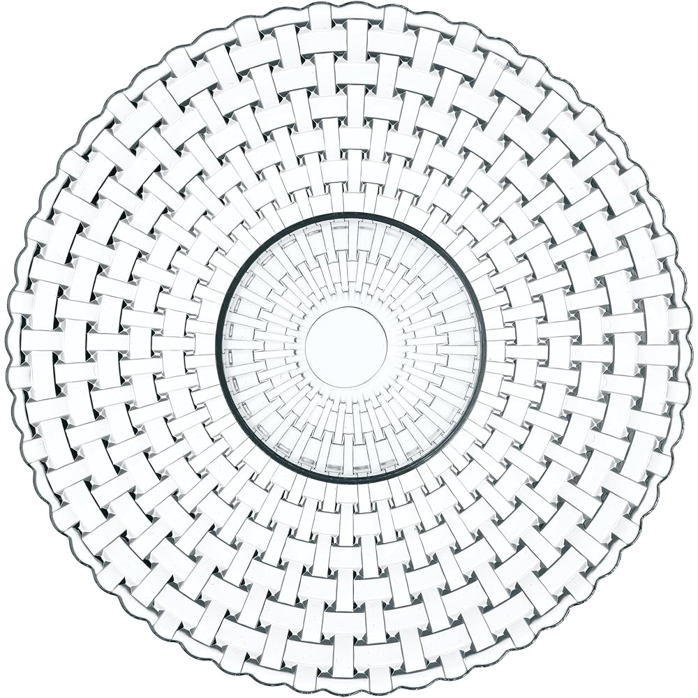 Nachtmann Cake Stand Clear 32cm Bossa Nova Cake Plate/Chip and Dip 77809