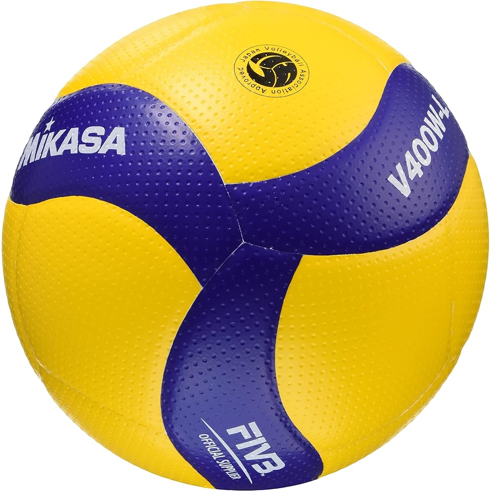 MIKASA Volleyball Lightweight No. 4 Japan Volleyball Association Certified Ball for Elementary School Students Yellow/Blue V400W-L Recommended Internal Pressure 0.3 (kgf/㎠)