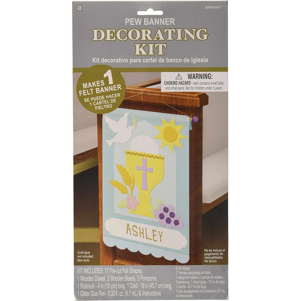 First Communion Pew Banners Decorative Felt Craft Kit