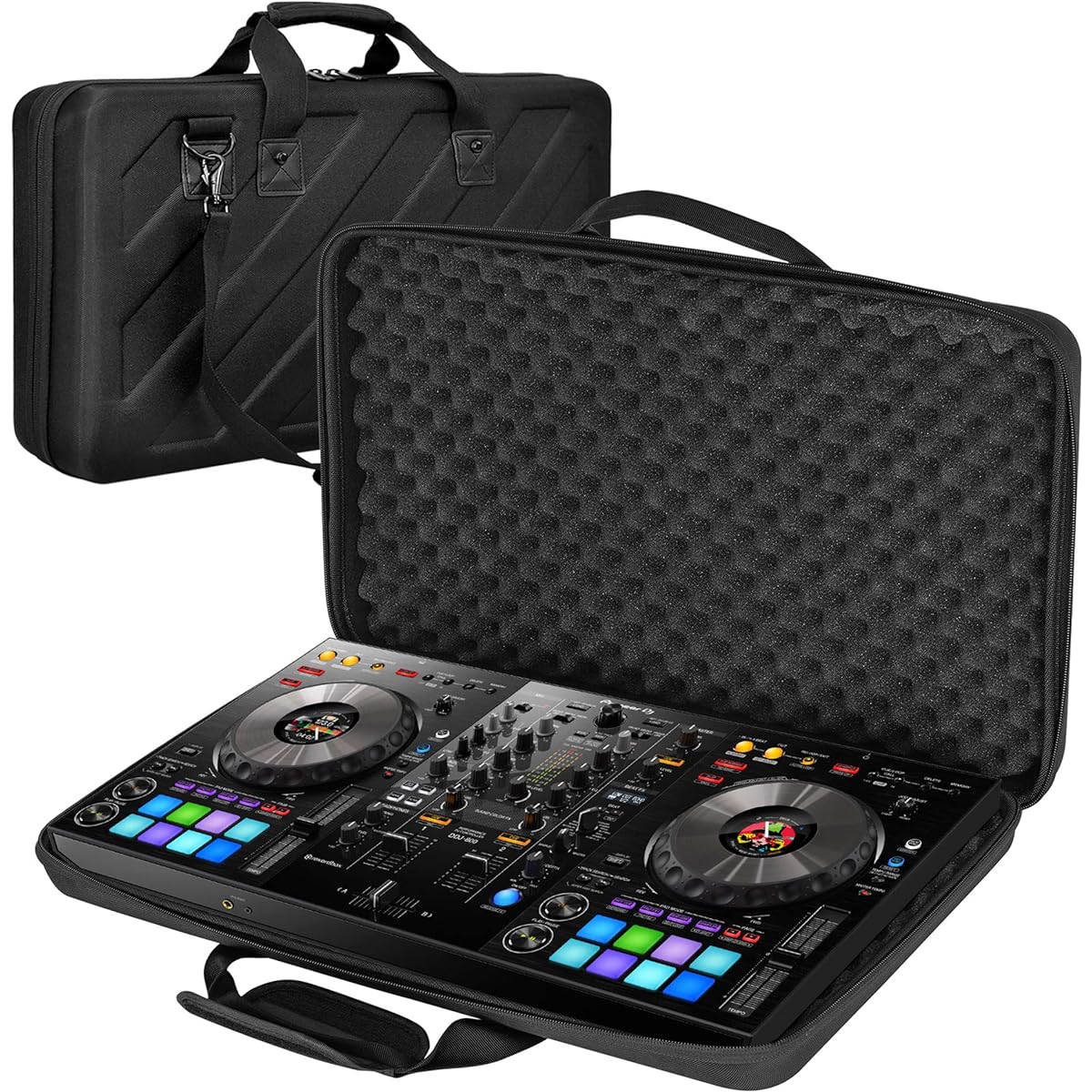 ITHWIU Lightweight Molded EVA Storage Case for Pioneer DDJ 1000, 1000SRT Controller Carrying Case, Black