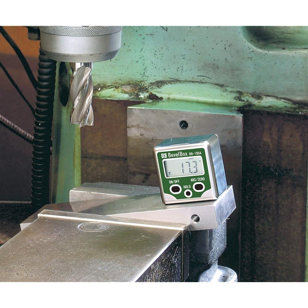 Niigata Seiki SK Bevel Box (Digital Angle Meter) with Absolute Measurement (Origin Memory) Mode ±180.0° BB-180A