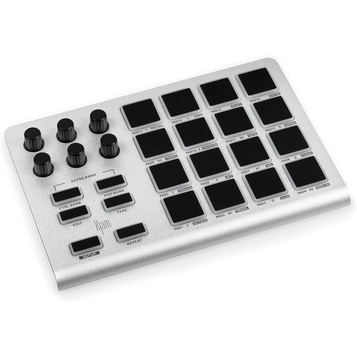 ESI Xjam - USB MIDI Performance Controller Compact USB MIDI Pad Controller