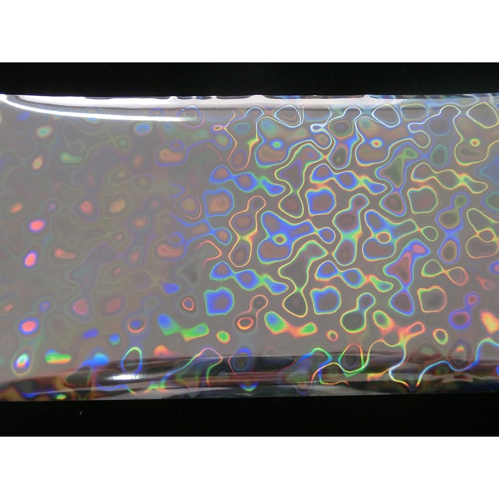 Murata Gold Leaf "Sparkling" hologram foil for lures (Amoeba HPT-KX012) 80mm x 50M