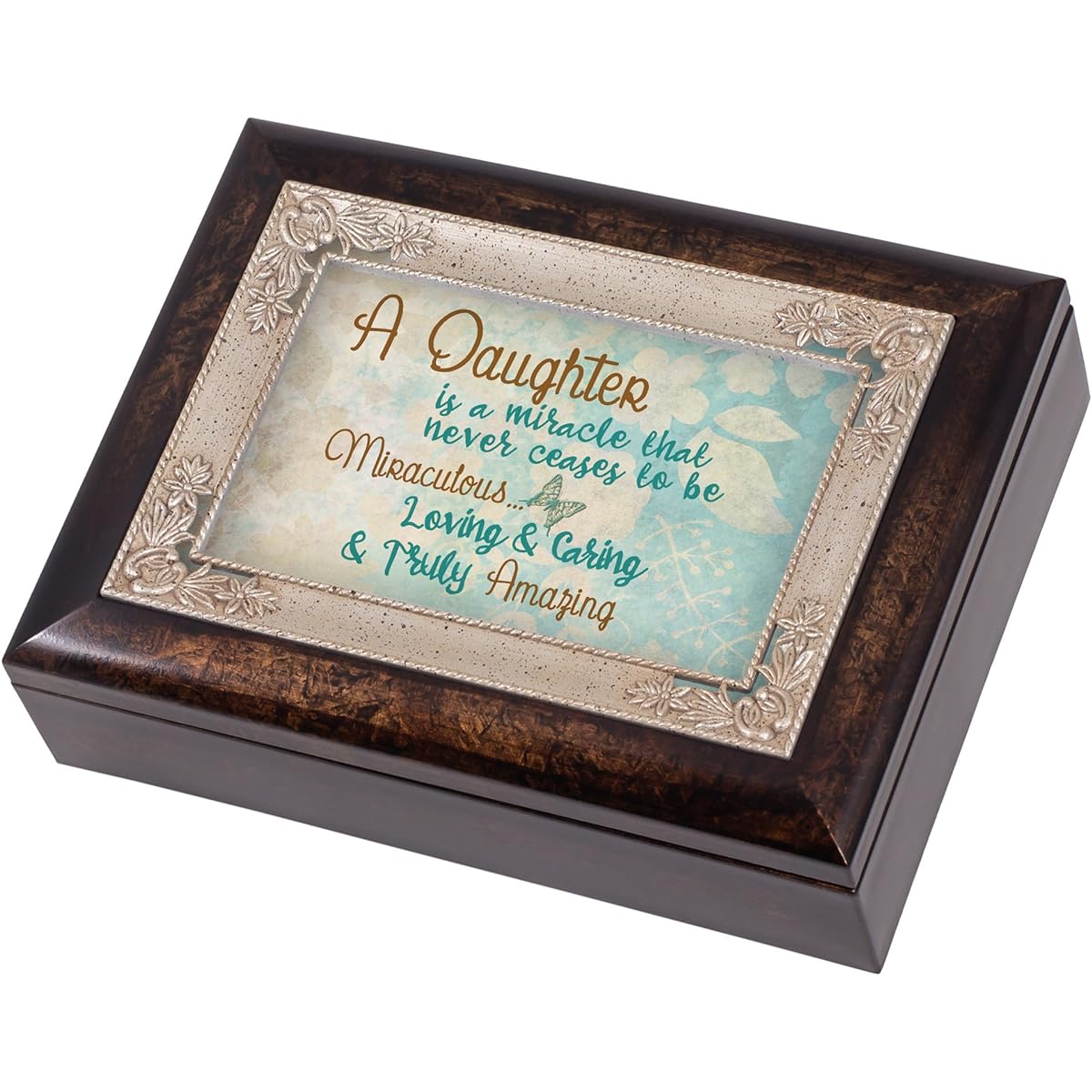 Daughter Truly Amazing Italian Design Jewelry Music Box Plays Amazing Grace