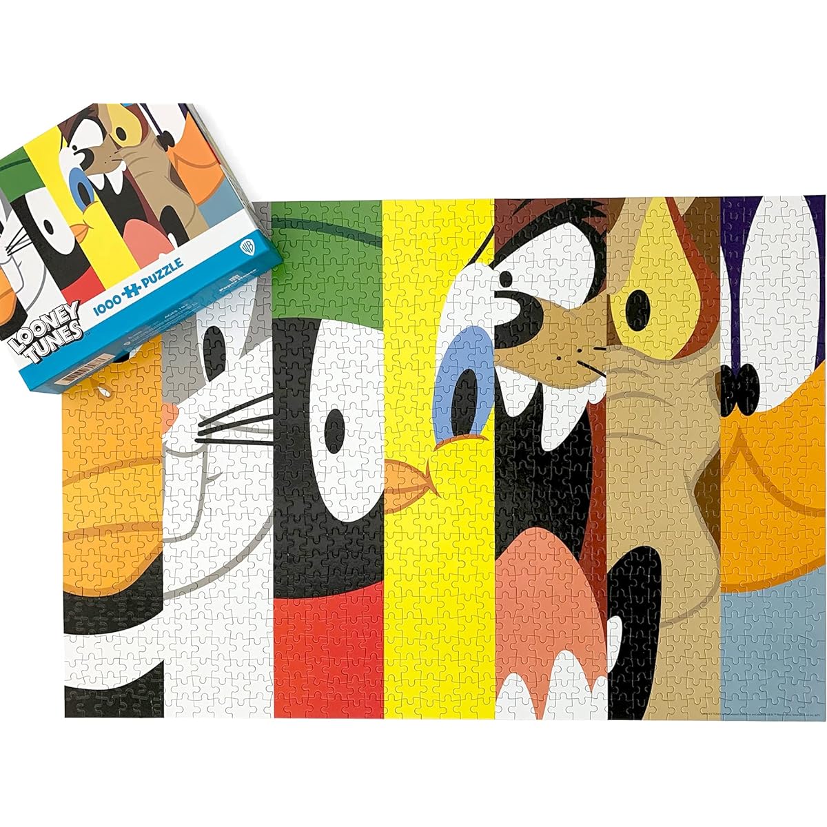 Paper House Productions Looney Tunes Character Slice 1000 Piece Jigsaw Puzzle
