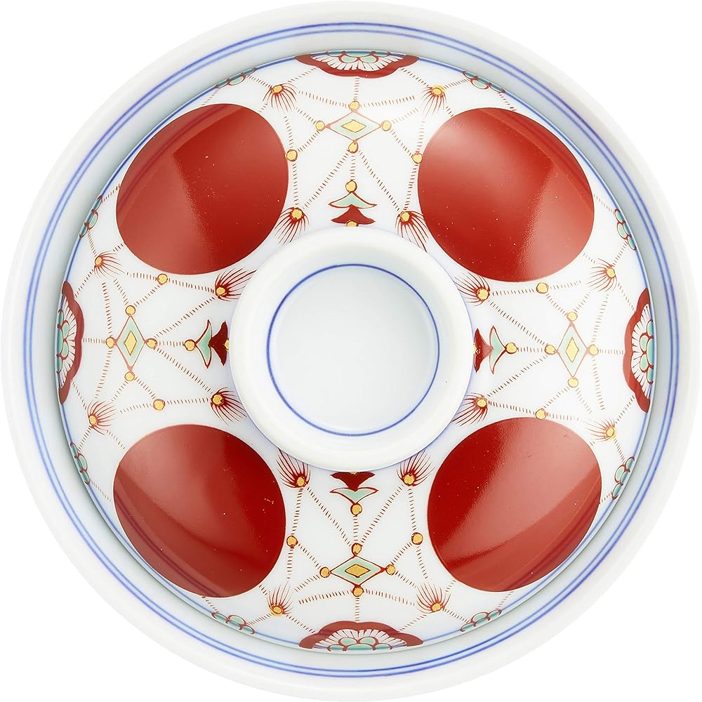 Arita ware, Takeken kiln, circle pattern, sweets bowl, set 54079