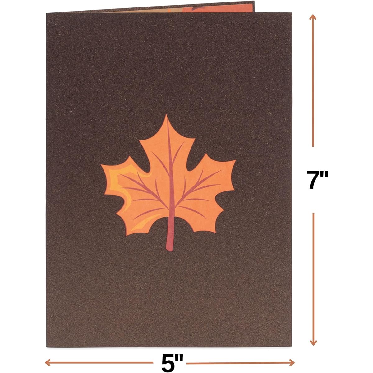 PaperLove Autumn Tree Pop Up Cards, Handmade 3D Pop Up Greeting Cards for Fall, Winter, Christmas, Birthday, Thanksgiving, Halloween, No Reason, Any Occasion, 5" x 7"