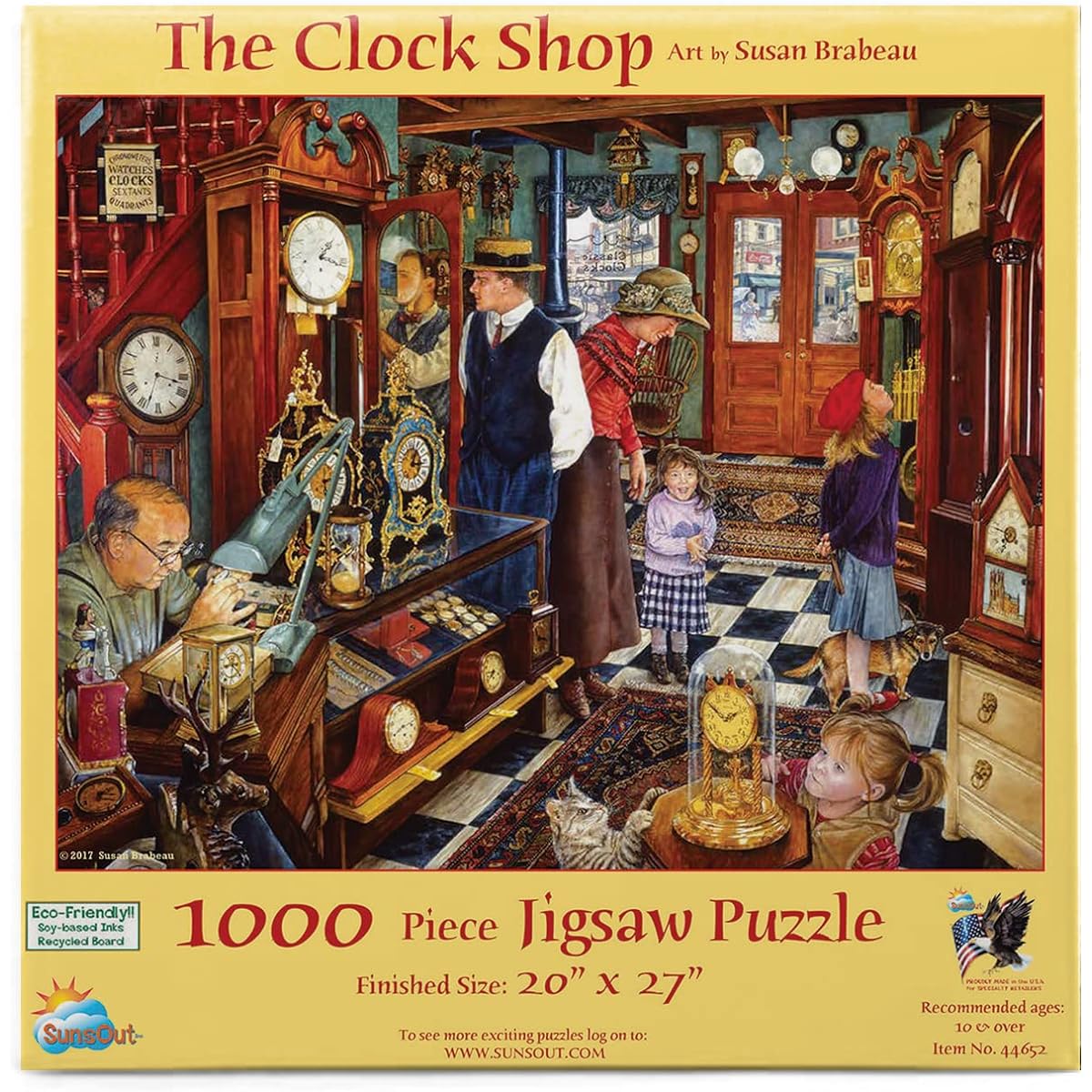 The Clock Shop 1000 Piece Jigsaw by SunsOut
