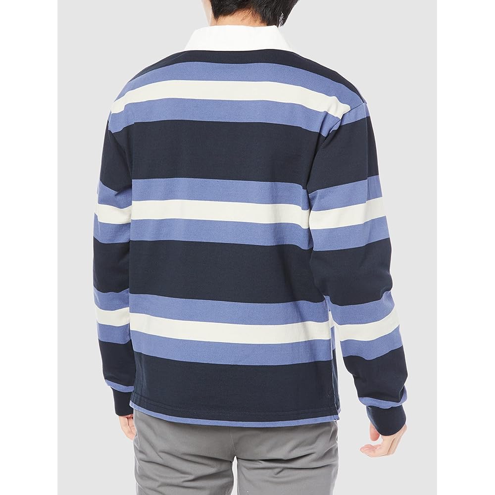 [Canterbury] LS Rugby Jersey, Long Sleeve Striped Rugby Jersey, Men's