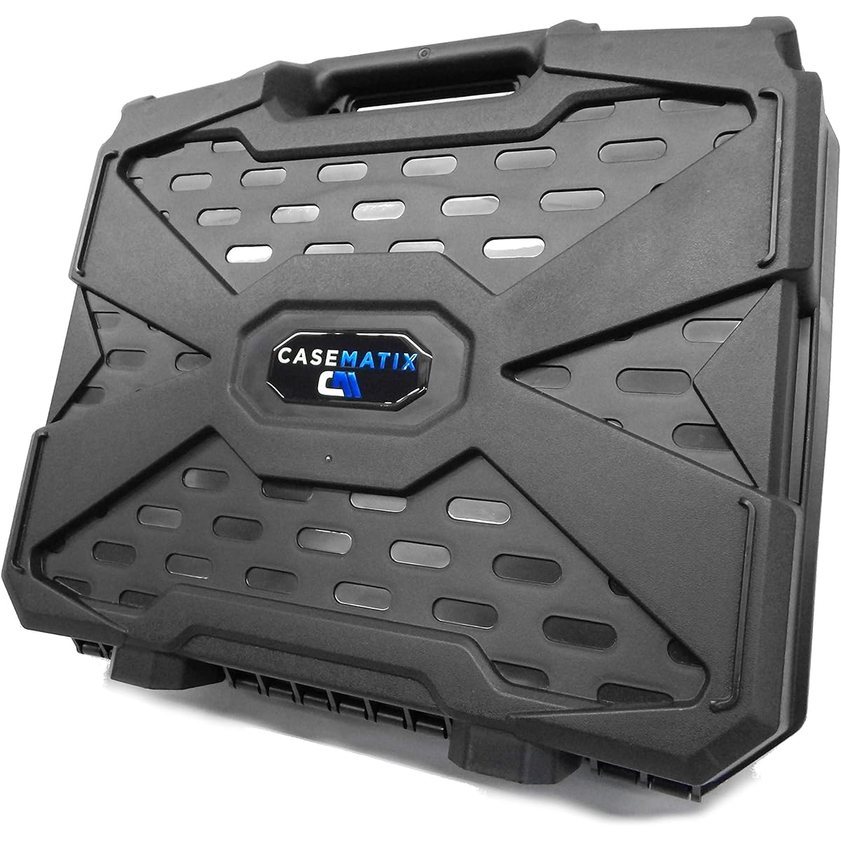 CASEMATIX Mixer Travel Case ZOOM PodTrak P8 ZOOM LiveTrak L8 L-8 Mixer and Select Accessories - Hard Shell Mixer Travel Case Shock Absorbing Foam Interior Case Only