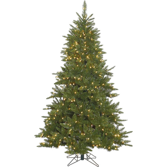 Vickerman 7.5ft Durango Spruce Artificial Christmas Tree with Clear Duralite Lights, Artificial Christmas Tree, Seasonal Home Decor