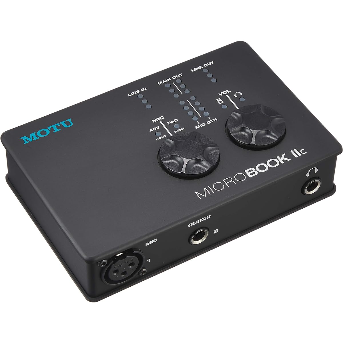 MOTU MicroBook IIc 4-in 6-out iOS compatible USB audio interface