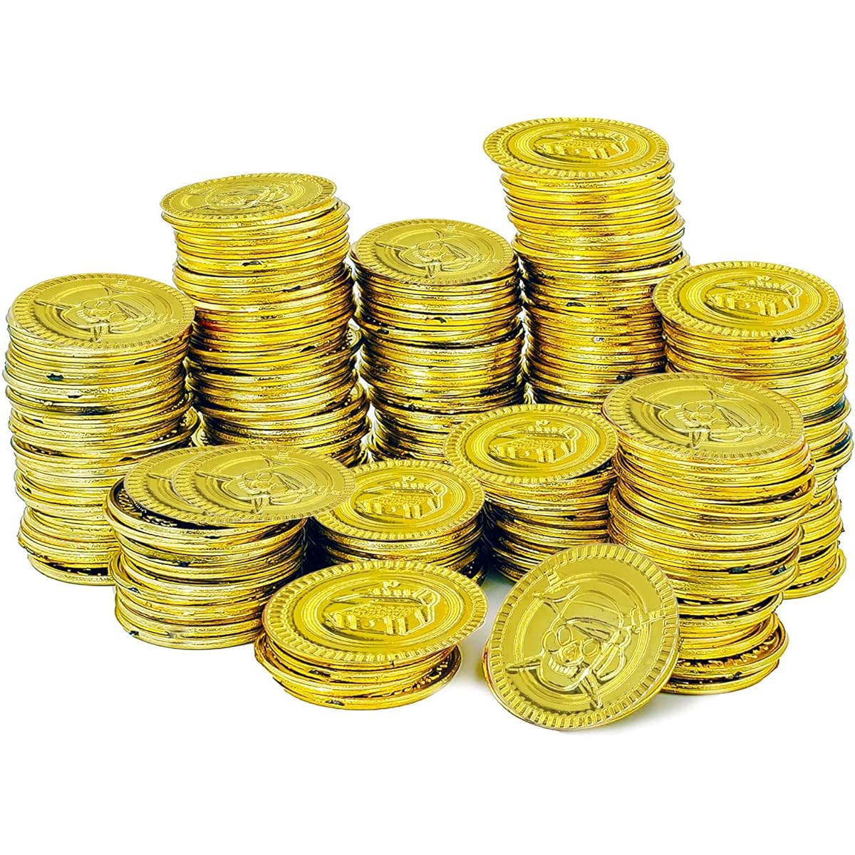 The Dreidel Company St. Patrick Gold Coin Novelty Party Favors Gold Coins Bulk (500 Gold Coins)