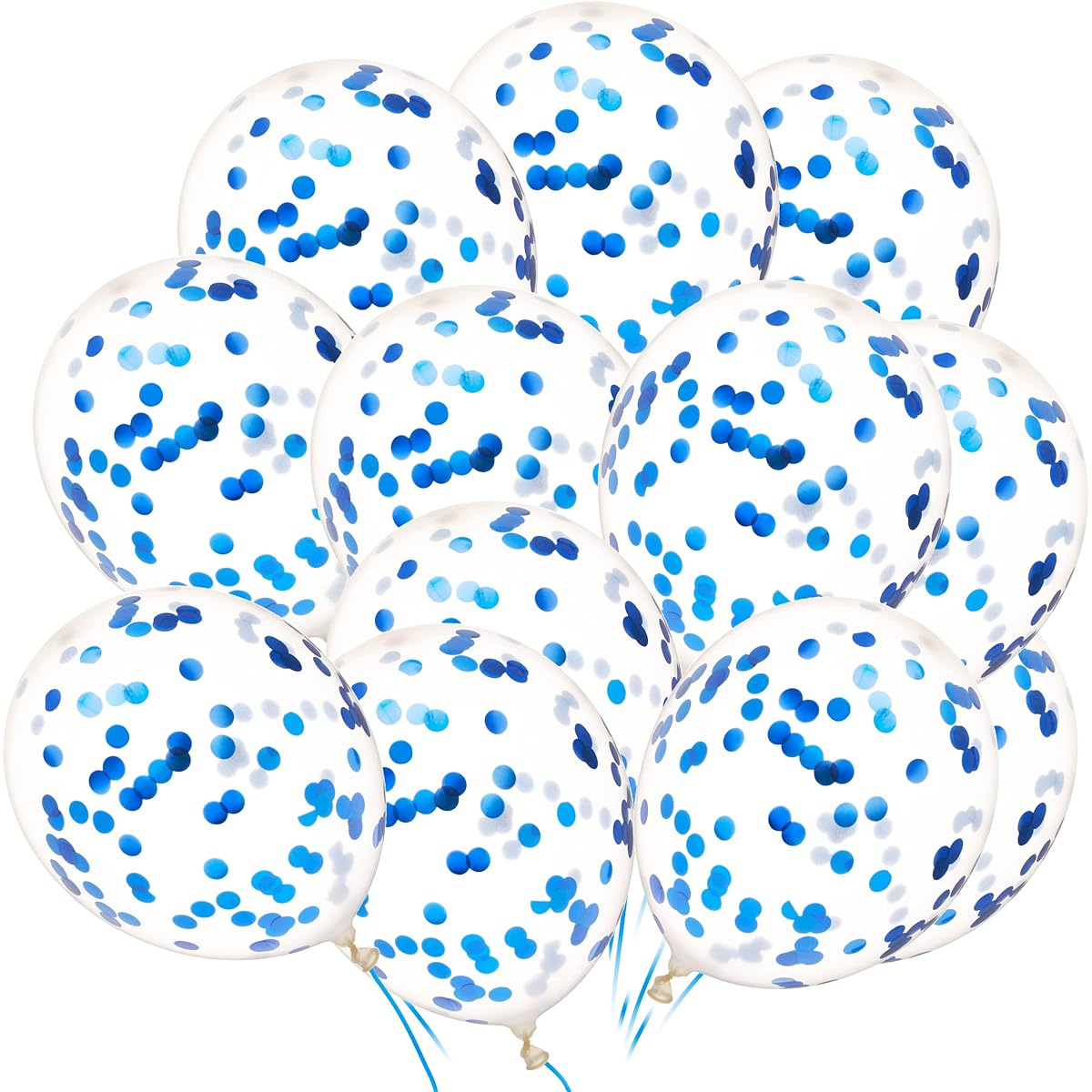 Confetti balloon (blue)