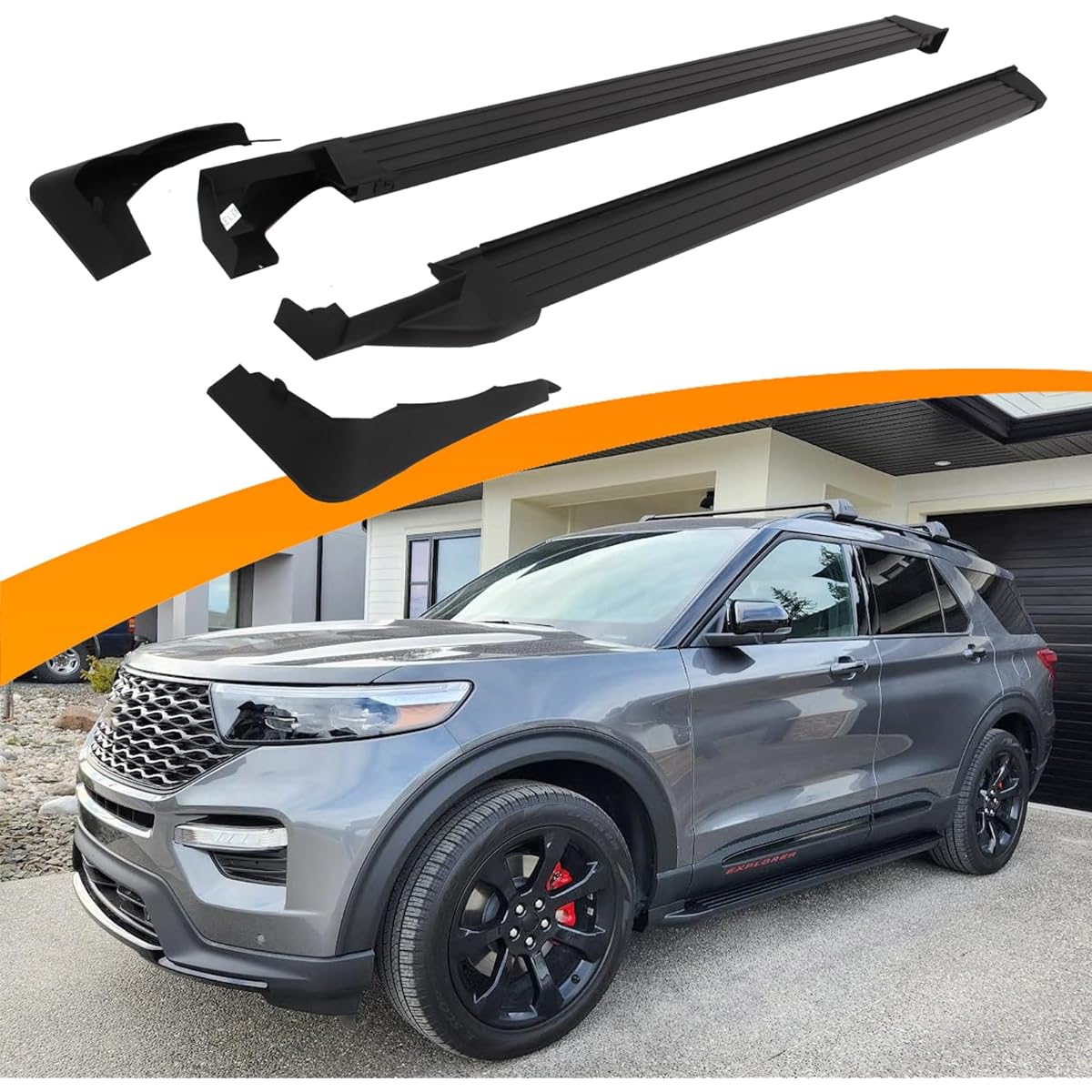 Snailfly for 2020 Ford Explorer Side Steps Running Boards Footboards