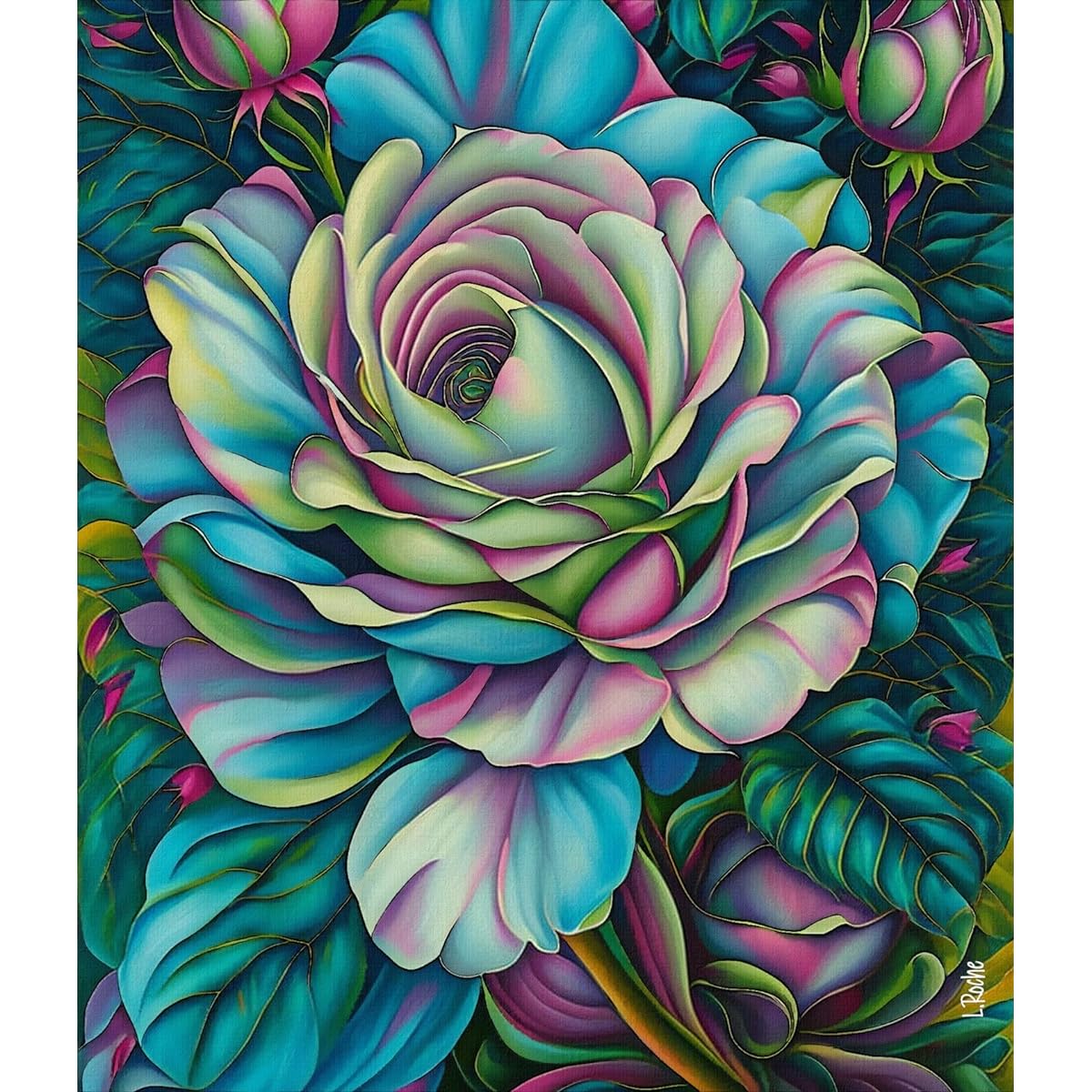 Ingooood Jigsaw Puzzle 1000 Pieces - Sneak Peek Series - May Rose - Entertainment Toys for Adults Special Graduation Birthday Gift Home Decoration