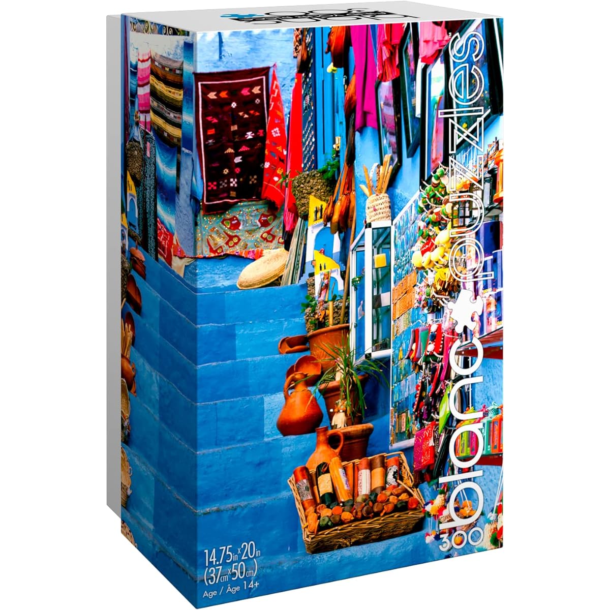 Buffalo Games - Bran - The Blue City of Morocco - 300 Piece Jigsaw Puzzle