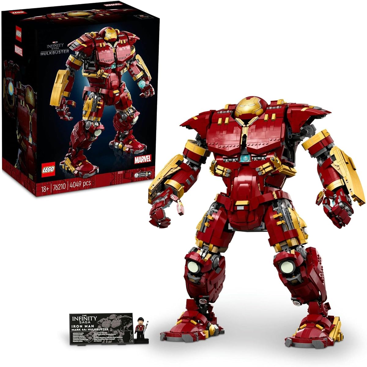 LEGO Super Heroes Marvel Hulkbuster 76210 Toy Block Present American Comics Superhero Boys Adults
