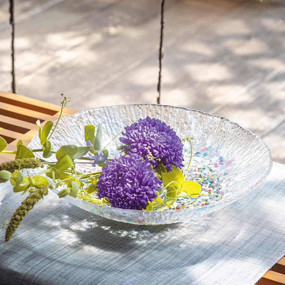 ADERIA Tsugaru Vidro Water Basin Nebuta Made in Japan Vase Flower Vase Stylish Glass Vase Container Flower Dried Flowers Ikebana Present Gift Present Father's Day Mother's Day Sixtieth Birthday Interior Handmade Flower Arrangement F71841