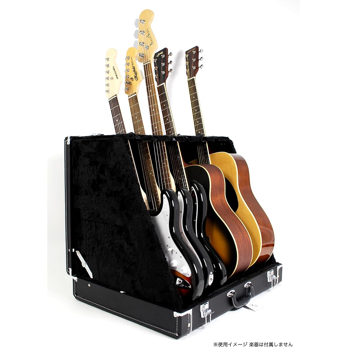 KC Guitar Stand 6 Stand Case GSC150/6 (for electric guitar, bass, acoustic guitar, classical)