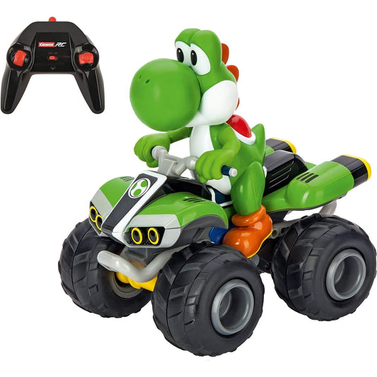Carrera RC Nintendo Mario Kart 2.4 GHz Radio Remote Control Toy Car - Yoshi Quad