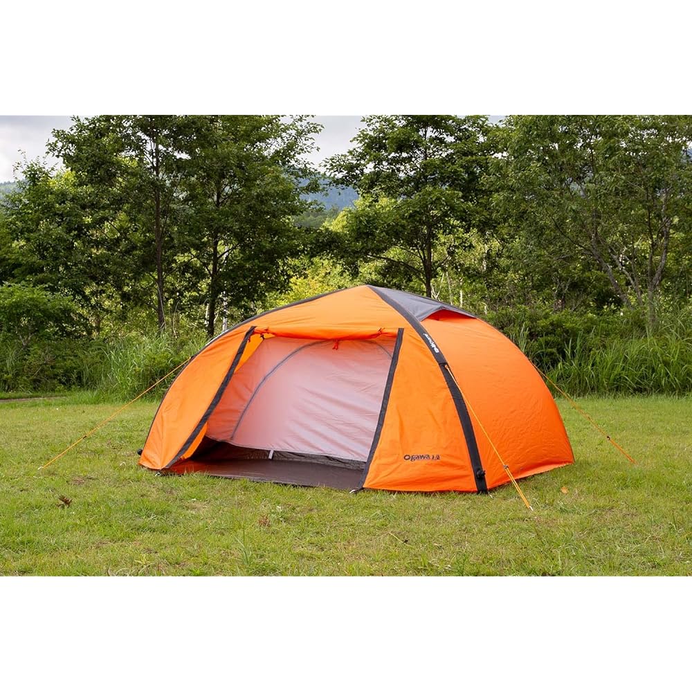 Ogawa Outdoor Camping Disaster Prevention Evacuation Air Frame Tent Mousse for 2 People 7705 Orange