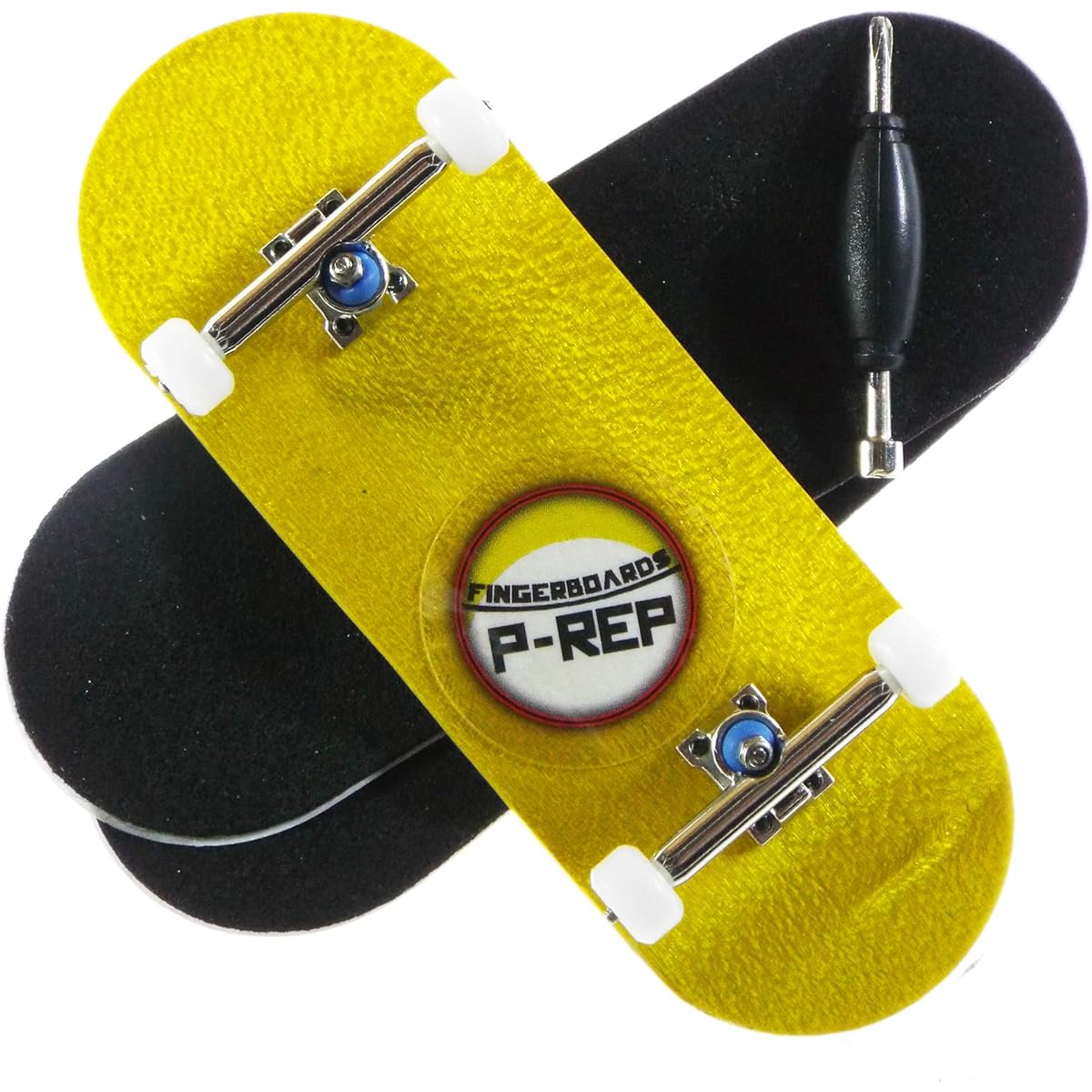 P-REP Yellow – Solid Performance Complete Wood Fretboard (Chromite, 34mm x 97mm)