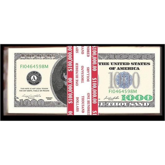 American Art Classics 100 Count Banded $1,000.00 Bill - $100,000.00