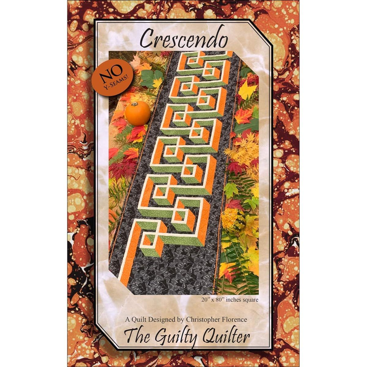 Crescendo Quilt Table Runner Pattern Guilty Quilter Christopher Florence Design
