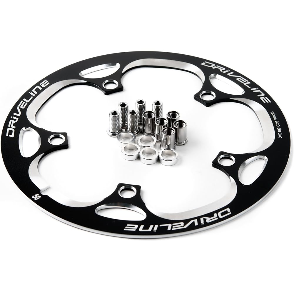 Driveline Driveline Super Guard G2 Model Bicycle Cycle Bash Guard Chainring Guard BCD 130mm