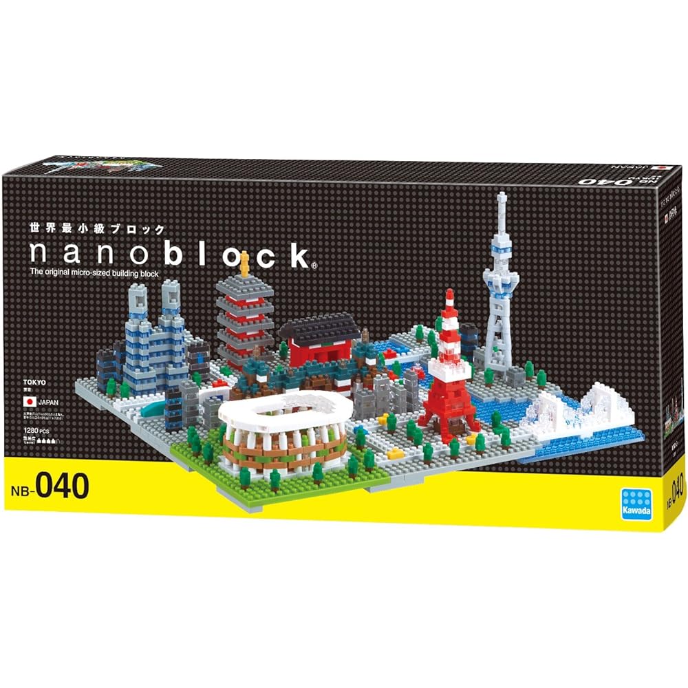 Nanoblock Tokyo NB-040 & Nanoblock exclusive tweezers NB-019 [Set purchase]