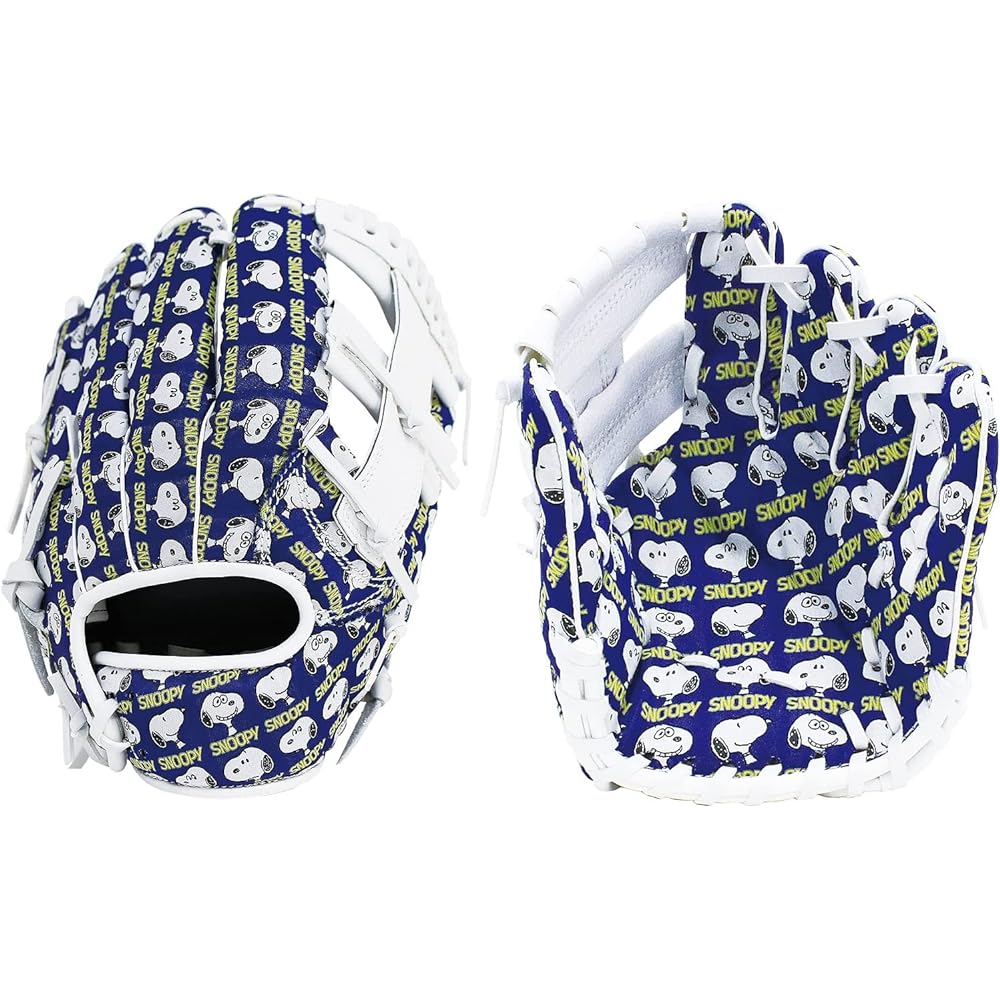 [SAKURAI] Sakurai Boeki FALCON Soft Glove Snoopy (S Size/Navy) Baseball All-Round Glove (Right-handed/For Boys, Middle School Students) SN-5719