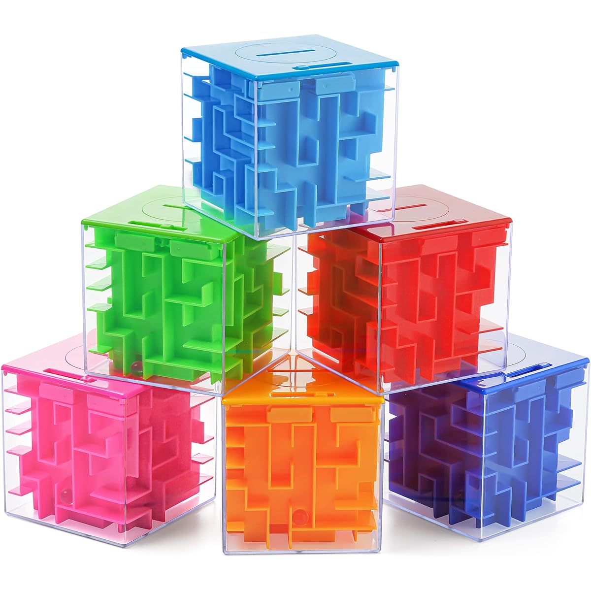 Money Maze Puzzle Gift Box 6 Pack - Fun Unique Gifts for Loved Ones, Great for Kids and Adults