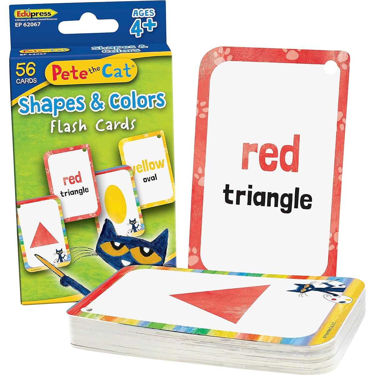Pete The Cat Shape & Color Flashcards