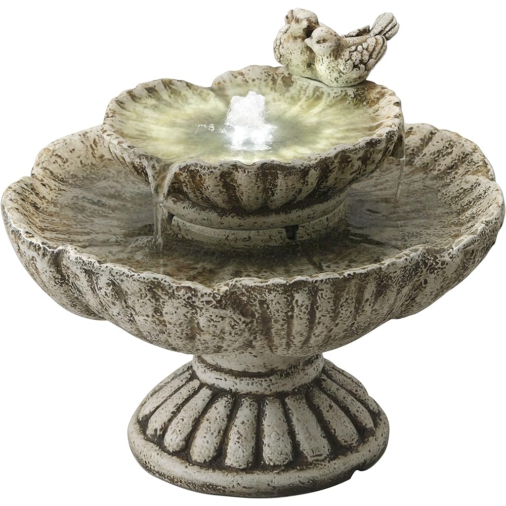 Takasho Fountain Solar Fountain Bird Bath STF-07