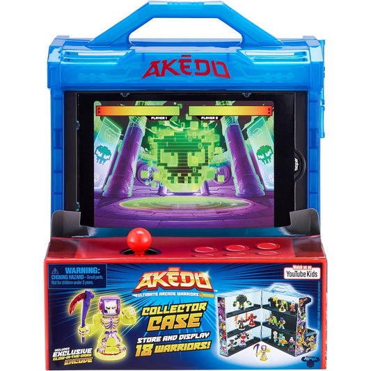 Akedo - Ultimate Arcade Warriors Collector Case Mini Battle Action Figures Ready to Fight Split Strike Multicolor 14241