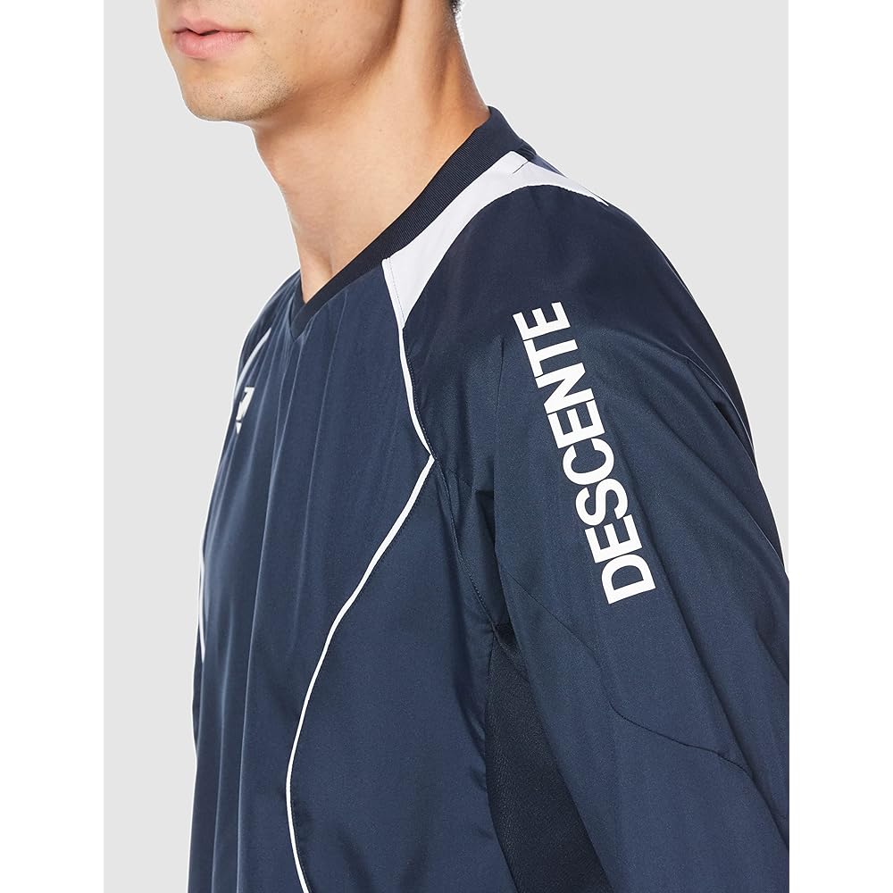 [DESCENTE] Long Sleeve Practice Top, Volleyball Piste, Long Sleeve, Lightweight, Classic Practice, Suitable for Men, Women, Juniors, Unisex