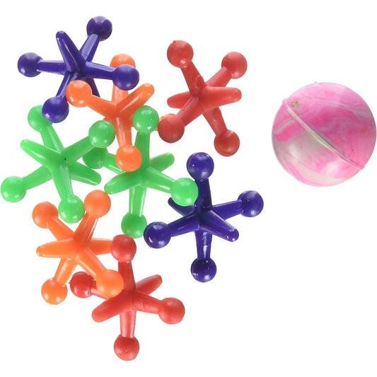 Amscan 391732 Soft Jack Set in Mesh Bag | Party Favors | 1 Set