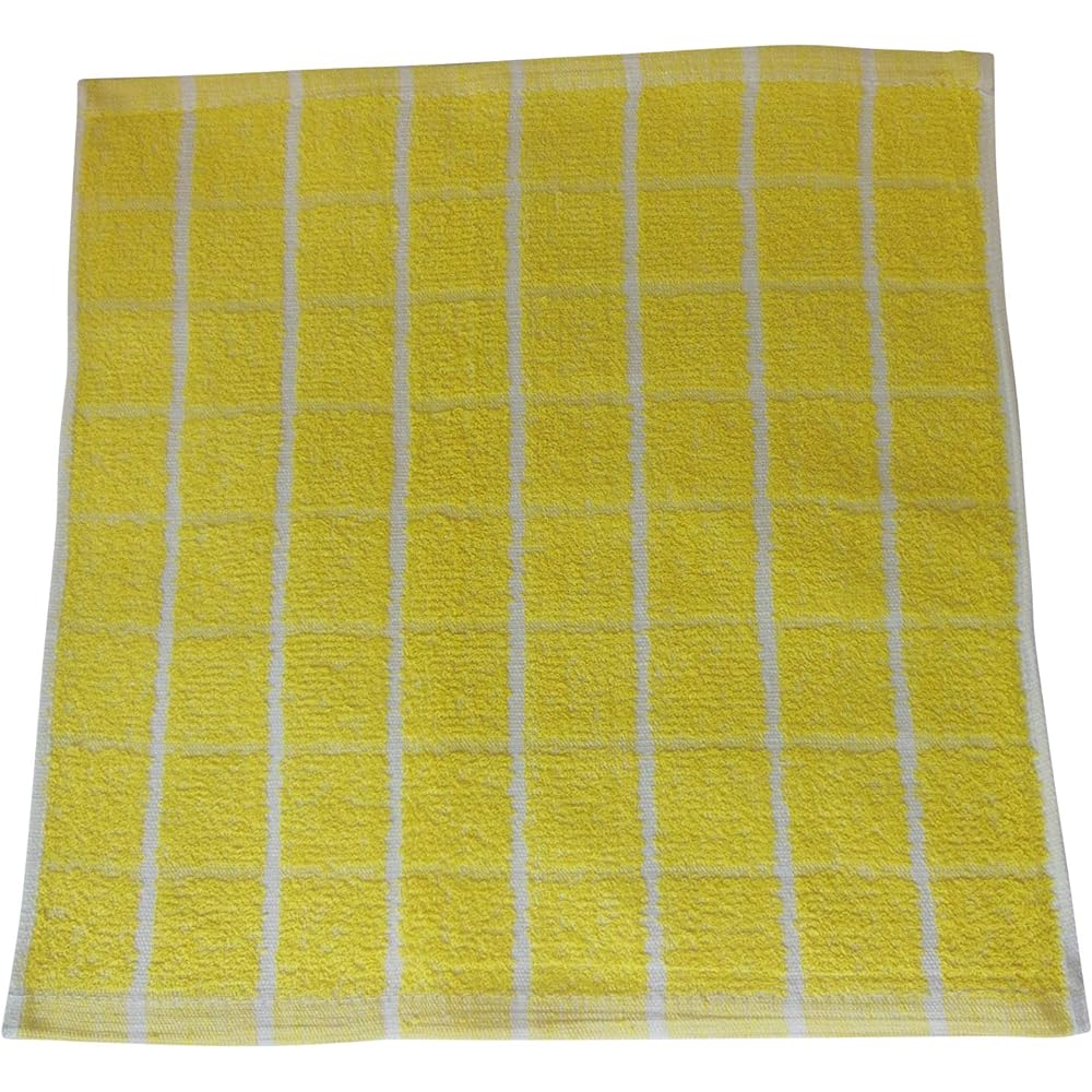 Wet towels for commercial use, hand towels, 70 momme, yellow, 120 pieces