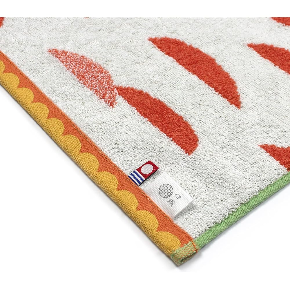 Imabari Towel Iori Seto Bath Towel (Orange) Fluffy Durable Long Lasting