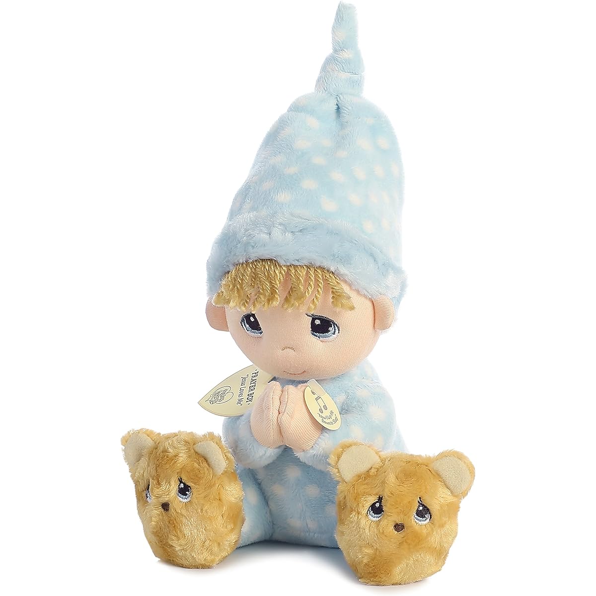 Aurora World Precious Moments Prayer Boy with Sound Now I Lay Me Down to Sleep Plush