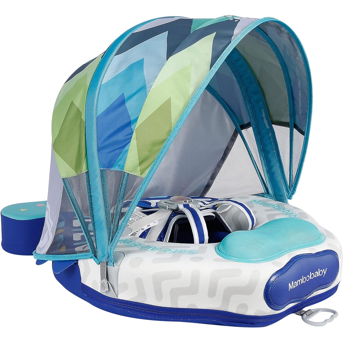 Upgraded Mambobaby Infant Float Swim Training Life Vest Inflatable Float with Adjustable Safety Straps