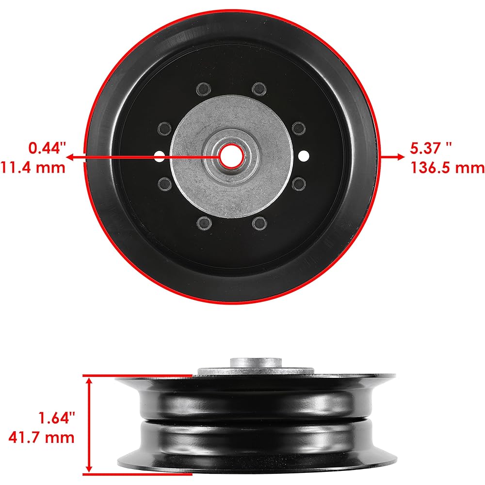 Caltric Idler Pulley Craftsman Husqvarna 196104 197380 532196104 532197380 | Poulan 197380 532196104 532197380 | Stens 280-725 2 80725.