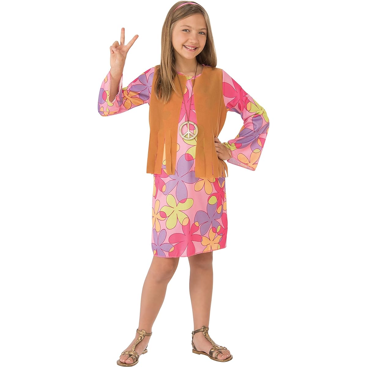 (Large) - Rubie's Costume Sunshine Hippie Value Child Costume, Large