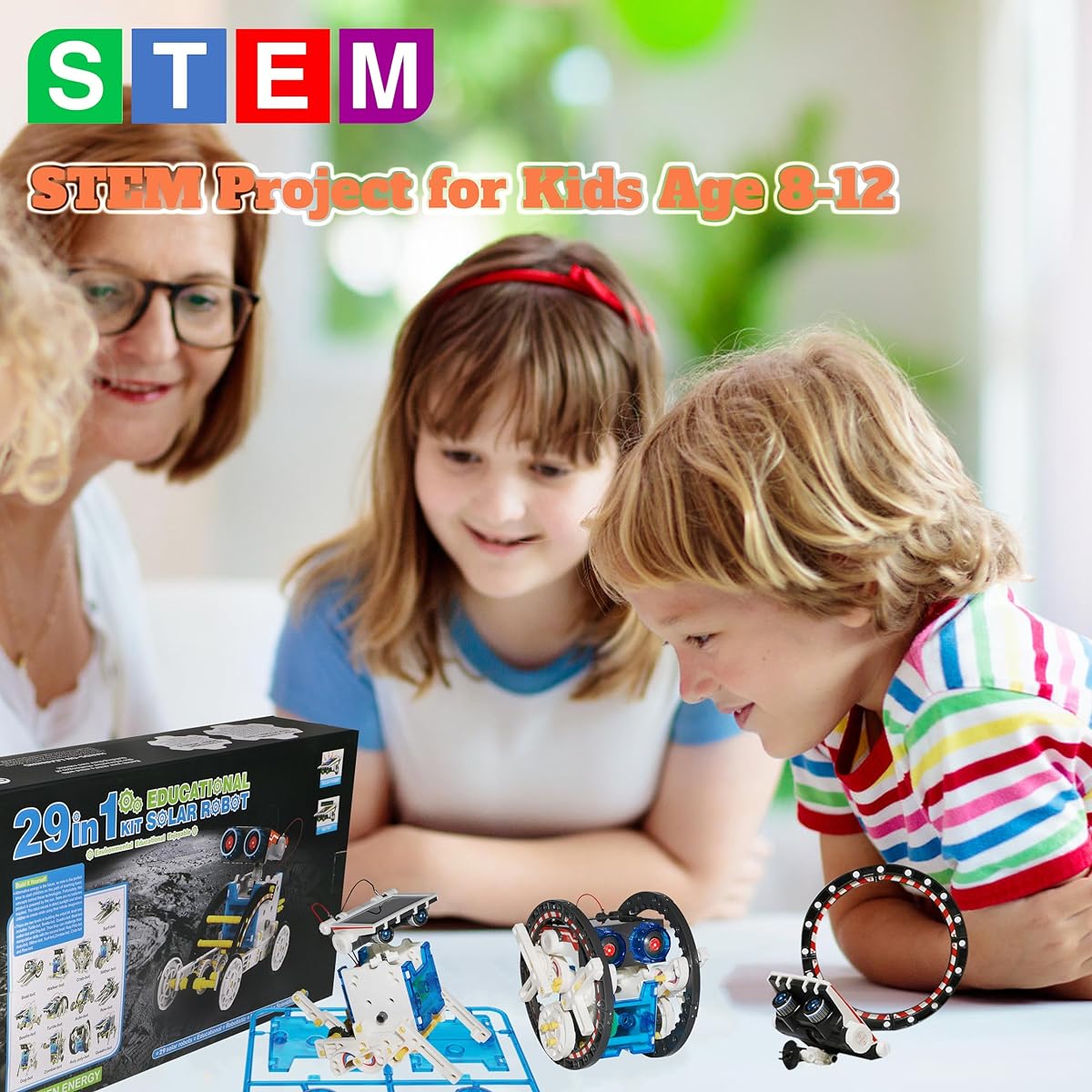 29-in-1 Solar Robot Kit for Kids 8-12