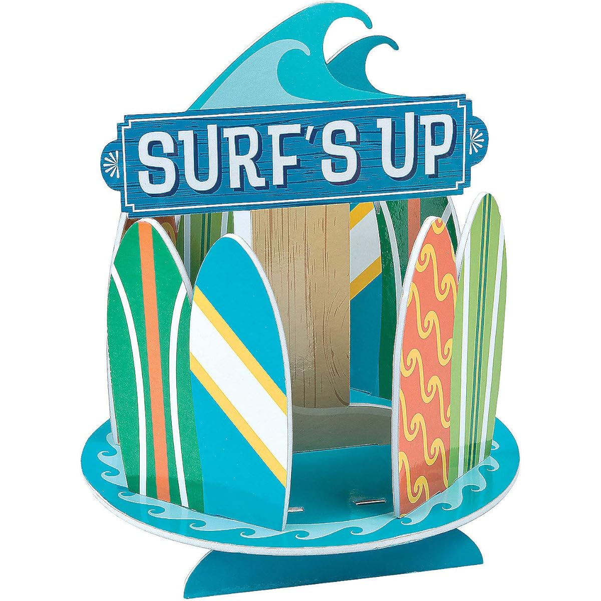 Foam Surf 's Up Birthday Centerpiece