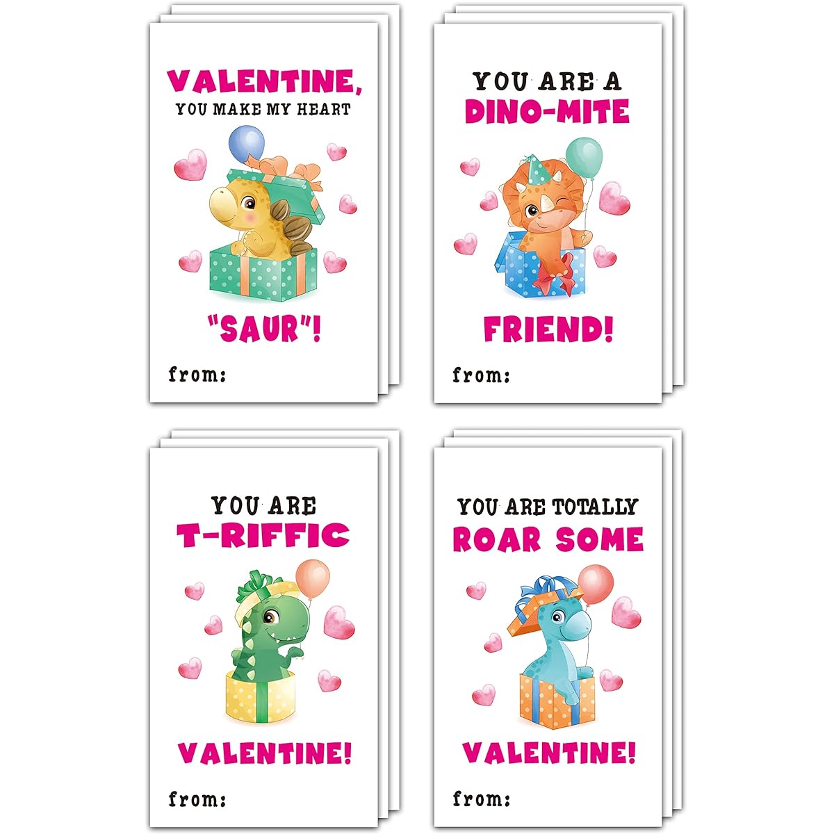 Valentine Stickers - Valentine Party Games for Kids Activities - Family School Classroom Activities - Kids Valentine Party Supplies Decorations(A02)