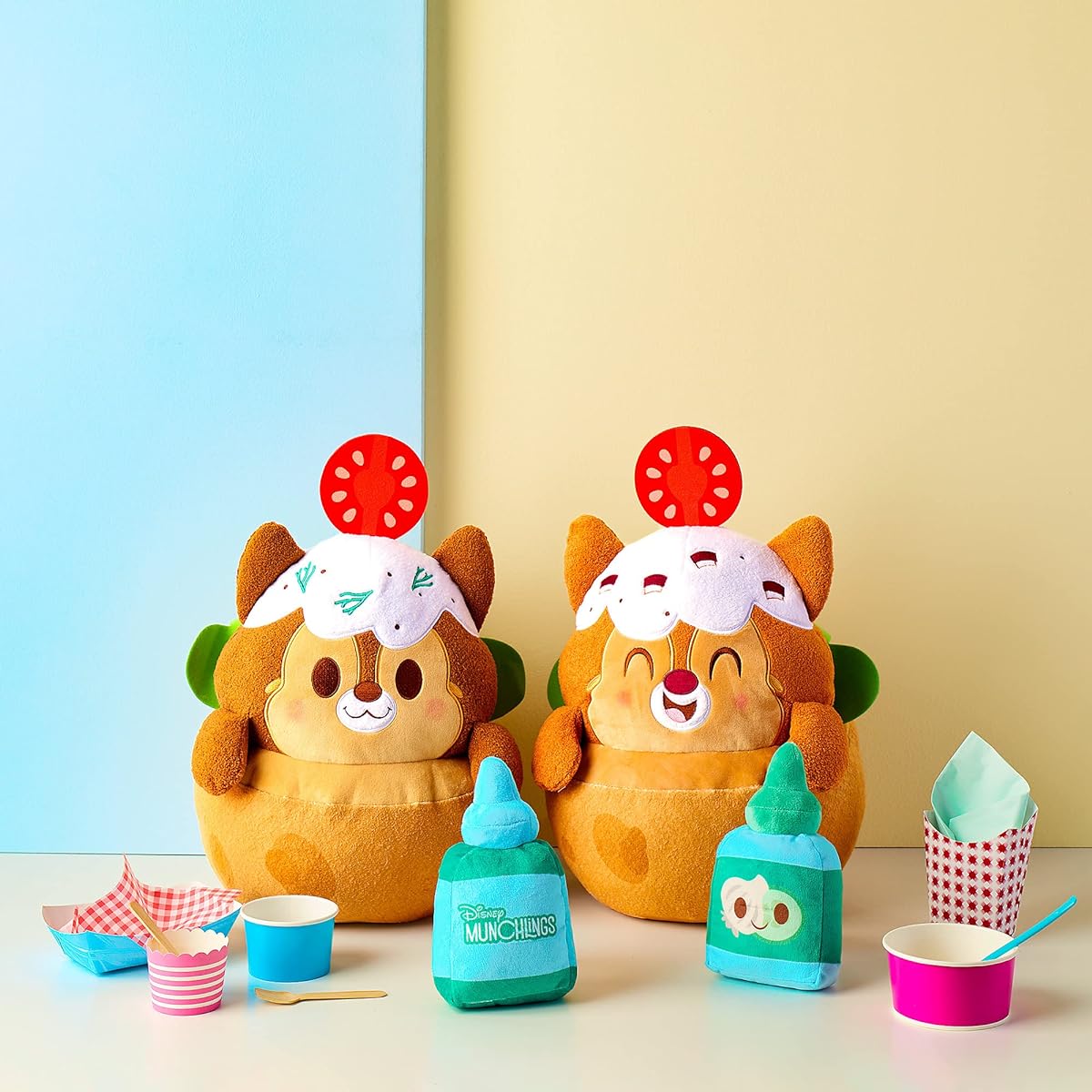 Disney Chip Falafel Pita Pocket Munchling Plush - Street Food - Medium 15 3/4"